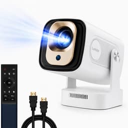 Lumistar® Horizon Mini Beamer - Full HD LED - Alles-in-één Smart TV Projector - 2026 model - Android 13.0 - WiFi 6 & Bluetooth 5.4 - 4k support - Beamer - Home Cinema - Wit — thumbnail 1