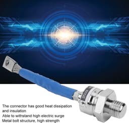 Bekwame gelijkrichter diode, 50~3000v 40~150 ° C 200A diode brug gelijkrichter gemaakt van koper voor spiraal gelijkrichter diode ZP200A 1600V — thumbnail 3