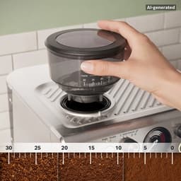 Bosch - PFE403B3 - Serie 4 Semi Automatic Coffee Maker RVS - Pistonmachine met verlichting — thumbnail 3