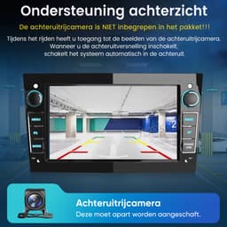 Cestovet Autoradio - Geschikt Voor Opel Astra H Corsa C/D Meriva Zafira B- 7-inch Screen Linux system - Draadloos Apple Carplay & Android Auto - Piano zwart - Bluetooth & SWC USB FM — thumbnail 4