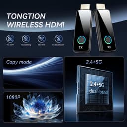 Draadloze HDMI Zender Ontvanger - 50 Meter Bereik - 4K Decodering - 1080p Output - Compact Design - Voor Presentaties En Thuisbioscoop — thumbnail 4