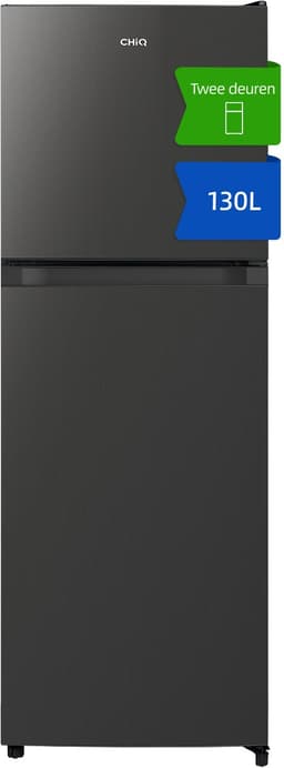 CHiQ CTM130LGE - Koel-vriescombinatie - 130 Liter - Vriesvak Boven - 44cm Slim Design - Defrost - 12 jaar garantie op compressor - Nieuw 2026 — thumbnail 1