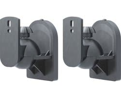 Goobay Luidsprekerbevestiging Universal, 2 universele beugels, zwart