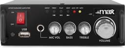 Karaoke versterker - MAX AV340 karaoke set versterker met Bluetooth en mp3 speler - 2x 50W — thumbnail 3