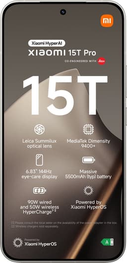 Xiaomi 15T Pro - 12GB/256GB - Grijs — thumbnail 2
