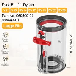 Onderste Deksel Cyclonestoftank - Geschikt voor Dyson V11 V15 Stofzuigers, Reparatieaccessoires — thumbnail 2