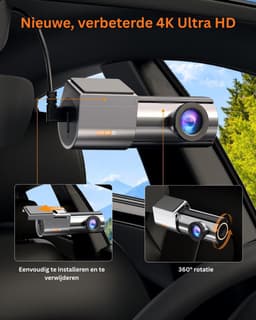 mavoa® Dashcam - Dashcam Voor Auto - Dashcam Voor En Achter - Zwart — thumbnail 5