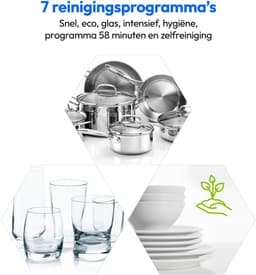 MEDION Mini Vaatwasser DWT50 (tafelmodel vaatwasser, vaatwasser, 5 couverts, werkt met/zonder wateraansluiting, emmerfunctie, 35 cm diep, 7 reinigingsprogramma's, MD 37775) wit — thumbnail 4