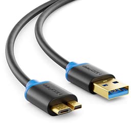 1m Micro USB 3.0 Datakabel tot 5 Gbit/s voor Smartphones, Tablets en Externe Harde Schijven — thumbnail 1