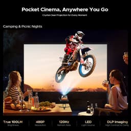 Rugged smartphone met ingebouwde projector – 5G Android 15, 36GB RAM, 512GB opslag, 20500mAh accu, 200MP camera – DOOGEE V Max Play VIP Zwart — thumbnail 4