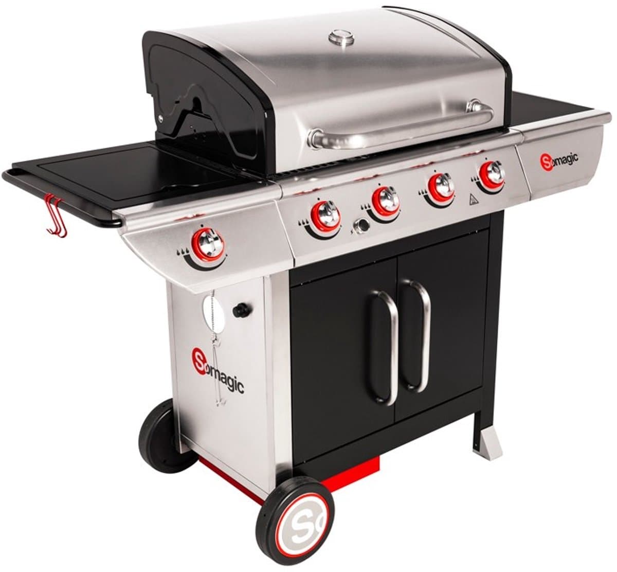 MANHATTAN 450GPI Gas Barbecue - 4 branders + 14kW fornuis — afbeelding 1