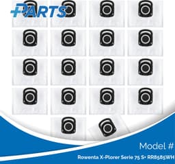 Rowenta X-Plorer Serie 75 S+ RR8585WH Stofzakken (18 Stuks, Plus.Parts® alternatief voor ZR200540) — thumbnail 1