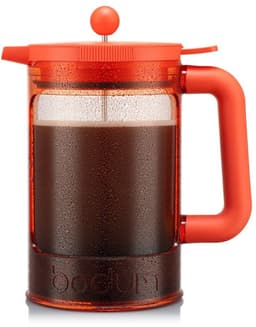 Bodum | Bean Cafetière voor ijskoffie / cold brew | Kunststof BPA-vrij | 1.5L | 12 kops | Rood — thumbnail 2