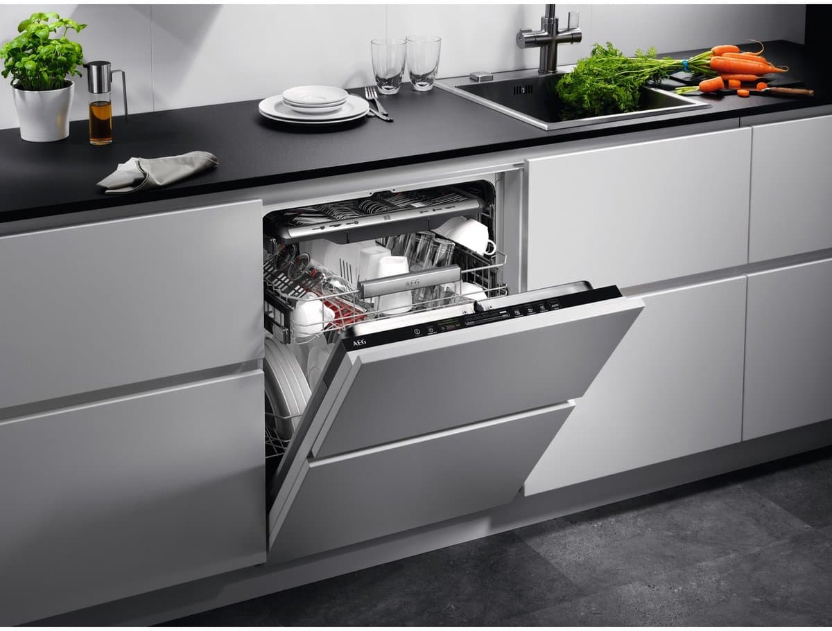 AEG FSE94847P 9000 serie Comfortlift- Inbouwvaatwasser - Volledig ingebouwd - 14 couverts — afbeelding 1