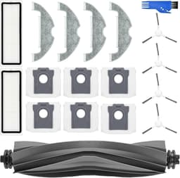 Accessoire Vervanging gescht voor Dreame D10 Plus Gen 2 Robotstofzuiger, 1 Hoofdborstel, 2 HEPA-Filters, 4 Zijborstels, 4 Reinigingsdoeken, 6 Stofzakken, 1 Reinigingsborstel — thumbnail 1