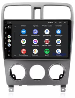 CarPlay autoradio geschikt voor Subaru Forester SG (2002 t/m 2008) | 9 inch | Android 13 | Draadloos Apple CarPlay & Android Auto | 2GB + 32GB | QuadCore processor | Denago DNG-A139 | 2025 model | 2002 2003 2004 2005 2006 2007 2008 | Bluetooth & Wifi — thumbnail 3