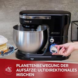 Planetenkeukenmachine met 2 mengkommen - 1600 W - Krachtige Keukenmachine — thumbnail 1