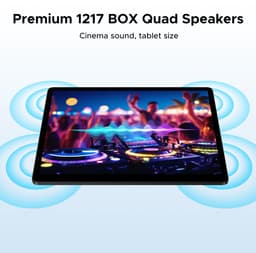 Doogee TAB E3 Max VIP - Tablet - 32 GB RAM + 256 GB ROM /TF 2TB - MTK Helio G100 - 14 inth Ips - Android 15 - 13500mAh - 4G LTE - 5G WLAN - Vier luidsprekers - GPS - Zwart — thumbnail 4