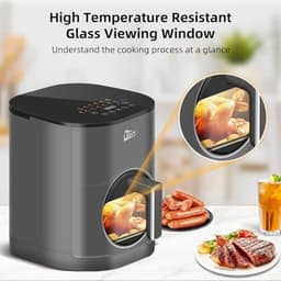Grote AANDUIDING Airfryer - 6,5 Liter - Gezond Frituren Zonder Vet - Instelbare Temperatuur en Tijd — thumbnail 5