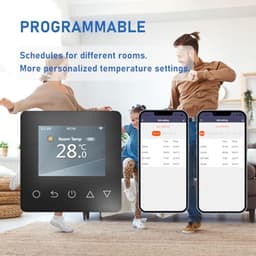 Digitale Thermostaat voor Vloerverwarming met Wekelijkse Programma's en Wifi — thumbnail 4