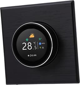 Slimme Thermostaat - Temperatuurregelaar - Comfortabel Wonen - App Bediening - 86x86mm - Zwart — thumbnail 3