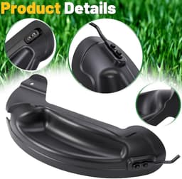 Mulchhoes Grasmaaier - Dekafdekking - Gazononderhoud - Premium constructie - 42-46 inch - Zwart — thumbnail 5