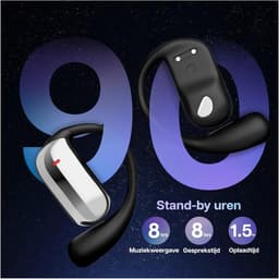 AI Vertaal Oordopjes Real-Time – 148 Talen Ondersteuning met App – Bluetooth Draadloze Open-Oor Oordopjes – 90 uur Standby, 400mAh – Voor Muziek, Bellen, Vertalen, Reizen, Zakelijk & Leren — thumbnail 2