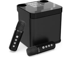 Karaoke set voor volwassenen met draagbare Karaoke Machine 2 draadloze microfoon Bluetooth PA-systeem - USB TF AUX - Home Party Ourdoor Kerstcadeaus karaoke set voor volwassenen