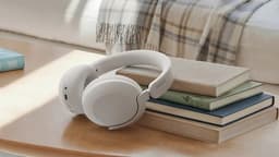 PHILIPS TAH6000WT over-ear draadloze hoofdtelefoon met adaptieve ruisonderdrukking, 80 uur afspeeltijd, Dynamic Bass, 40 mm drivers, Bluetooth 6.0, multipoint, gesprekken met 5-microfoons, wit — thumbnail 5