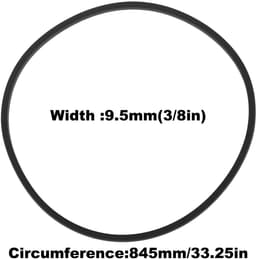 Dailygoods- Aandrijfriem - 2 Stuks - Compatibel met Toro Recycler - Rubber - Slijtvast - Voor achterwielaandrijving - Grasmaaierriem — thumbnail 3