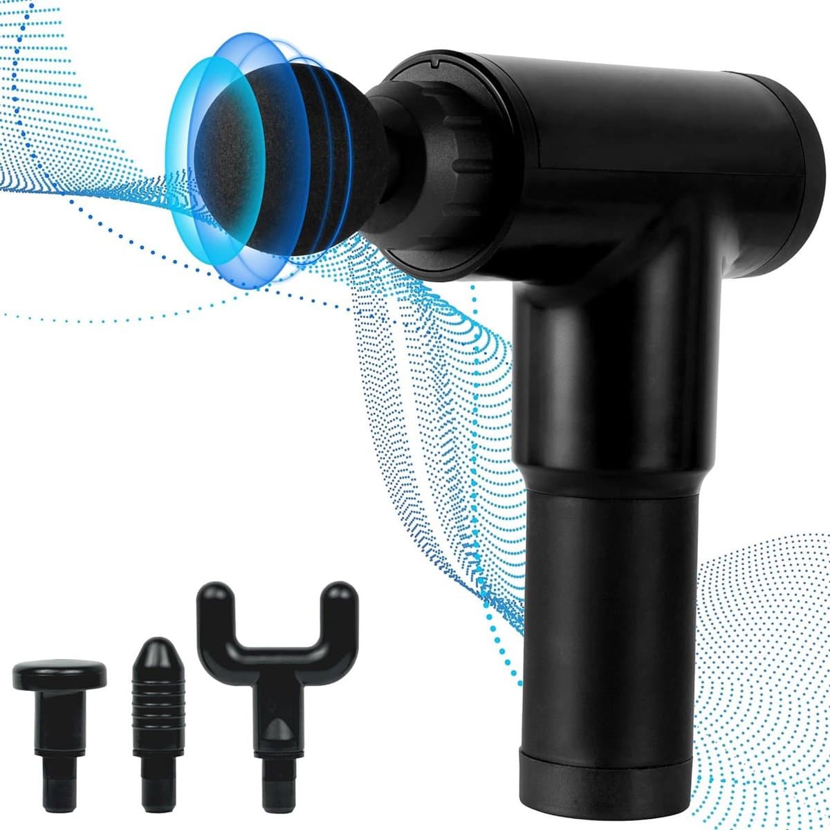 Massage Gun - Spierherstel Apparaat - Spierontspanning Herstel - Borstelloze Motor - 17 x 6.9 x 22 cm - Zwart — afbeelding 1
