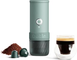 OutIn Mino Draagbare Espresso Machine Elektrisch | USB Oplaadbaar | Voor Onderweg En Reizen | Geschikt Voor Cups En Gemalen Koffie | Compact En Oplaadbaar Koffieapparaat — thumbnail 1