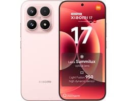 Xiaomi 17 - 12 GB RAM - 512 GB - Roze - Leica Summilux optical lens - Light Fusion 950 high dynamic sensor - Snapdragon® 8 Elite Gen 5 Mobile Platform
