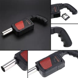 Jhubersproducts - Blower - Handheld Elektrische Fan - Gemakkelijk Vuur Aansteken - Compact en Draagbaar - Voor Buiten koken - Accessoire — thumbnail 3