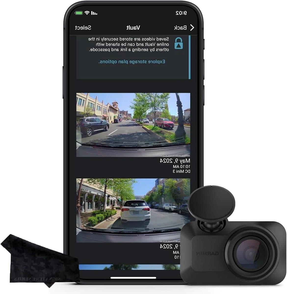 Compacte Dashcam - Autocamera Rijrecorder - Veiligheid Onderweg - Automatische Incident Detectie - 1080p HD Resolutie - Zwart — afbeelding 1