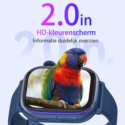 Vashoy T86-2026 Smartwatch voor kinderen-speciaal ontworpen voor kinderen-voorzien van GPS-tracking en een simkaart-SOS-functie-bijbehorende app beschikbaar-scherm van 368×448 pixels-het ideale cadeau. — thumbnail 3