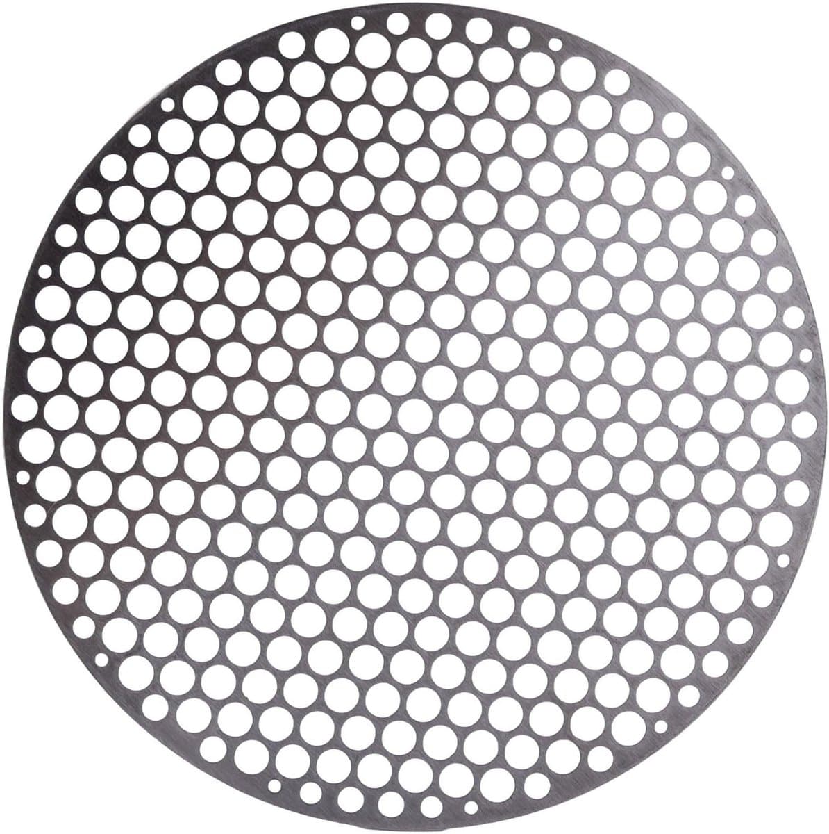 Rond RVS Grillnet voor Buiten, 18cm tot 30cm - Ideaal voor Kamperen en Picknicken, Duurzaam en Roestvrij — afbeelding 1