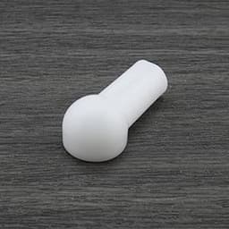 2 stuks vervangende eindkap voor bovenste duwstanggewricht 98656127902, compatibel met Porsche Boxster 986 987 bovenste ondersteuningsbeugel, duwstangkogelgewrichtadapters, wit — thumbnail 2