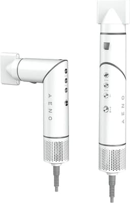 AENO Multifunctionele haardroger/styler HS1, 1200W, ionisator, 4 temperatuurstanden, 3 snelheidsstanden Föhn Wit — thumbnail 3