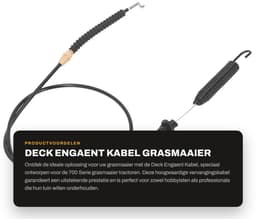 Dailygoods- Grasmaaier Accessoire - Vervangende Kabel voor 700 Serie - Geschikt voor Troy Bilt 74604173D/E - Tuingereedschap - Professionele Afwerking - Hoge Precisie - Maaiertrekker — thumbnail 5