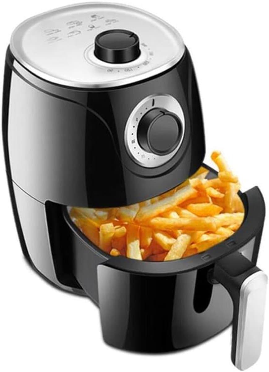 Airfryer XL - Heteluchtfriteuse Oven - Gezond Koken - 8 Kookprogramma's - 5.2 Liter - Zwart — afbeelding 1