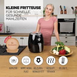 Heteluchtfriteuse 2.5 Liter Compact - Gezond Frituren met 85% Minder Vet — thumbnail 4