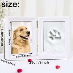 DIY Pootafdruk Set voor Hond en Kat met Fotolijst — thumbnail 3