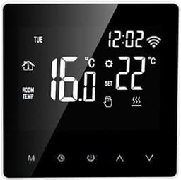 Slimme Thermostaat WIFI Programmeerbaar voor Elektrische en Water Vloerverwarming - LCD Touchscreen — thumbnail 1