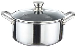 Cheffinger, Soeppan 28 cm, 8 l, met antiaanbaklaag en deksel, Zilver — thumbnail 1