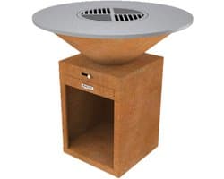 VIRTO PURO VUURSCHAAL & GRILL BBQ L CORTENSTAAL 100CM