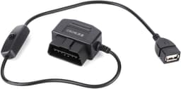 18.7in II Power Kabel - 2 naar USB Oplader Kabel - Dash Cam Hardwire Kit met 16Pin Connector voor Auto GPS DVR Dash Camera — thumbnail 1
