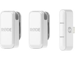 RØDE Wireless Micro Lightning - Wit – Ultra‑compacte Draadloze Microfoon voor iPhone