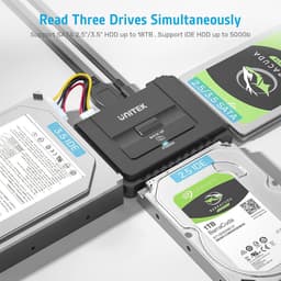 USB 3.0 naar IDE SATA Converter voor Externe Harde Schijf - Ondersteunt 2,5/3,5 inch HDD SSD met DC 12V 2A — thumbnail 2