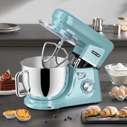 Krachtige Keukenmachine 2000 W met Kneed- en Roerfunctie, 6 Snelheden, Geluidsarm en RVS Kom van 7,2 l — thumbnail 5